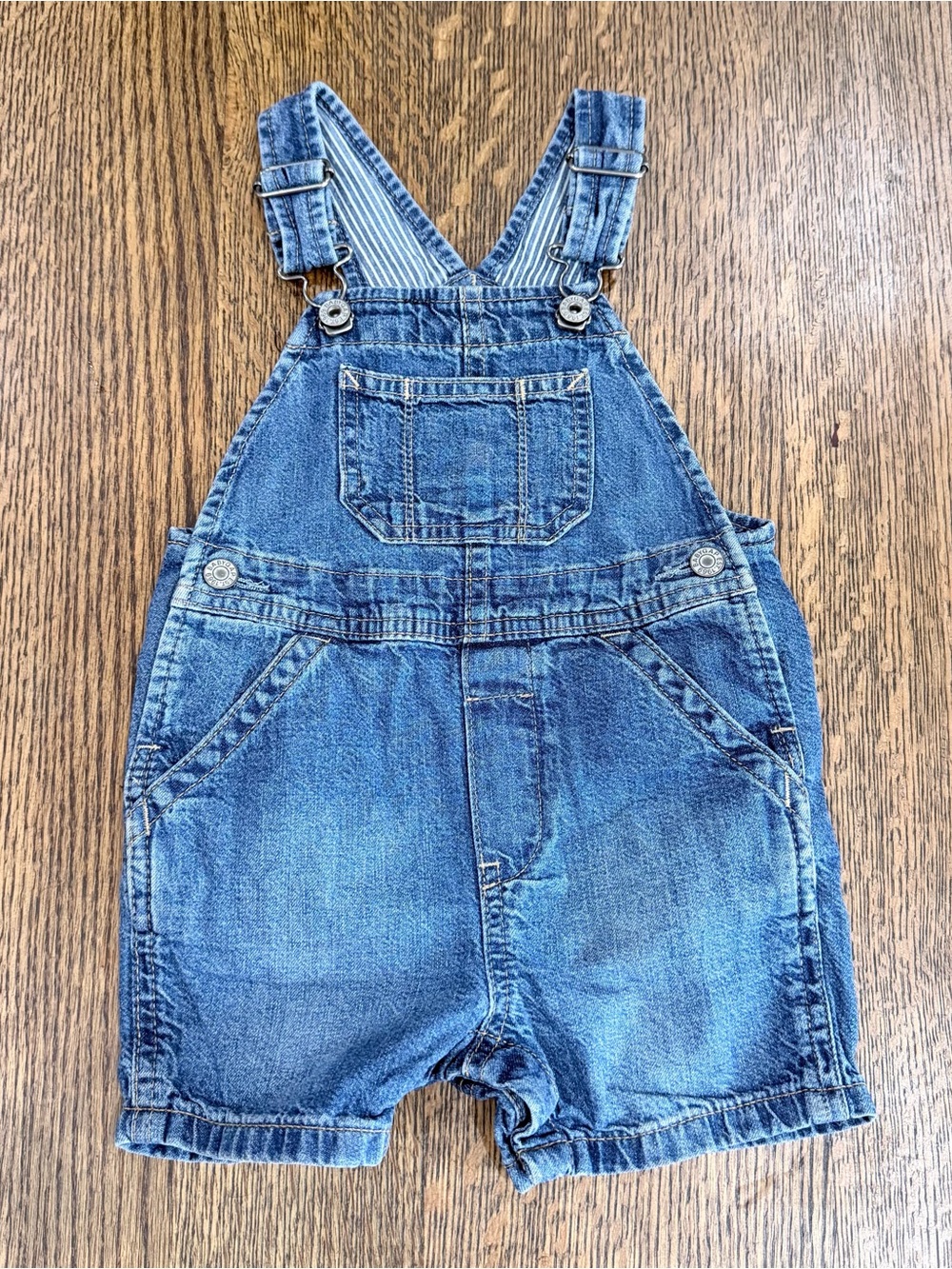 Toddler Denim Short Overalls - BabyGap